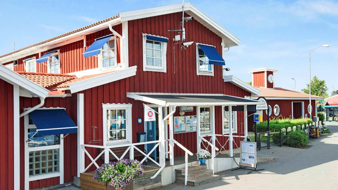 Hamnkiosk i Nynäshamn