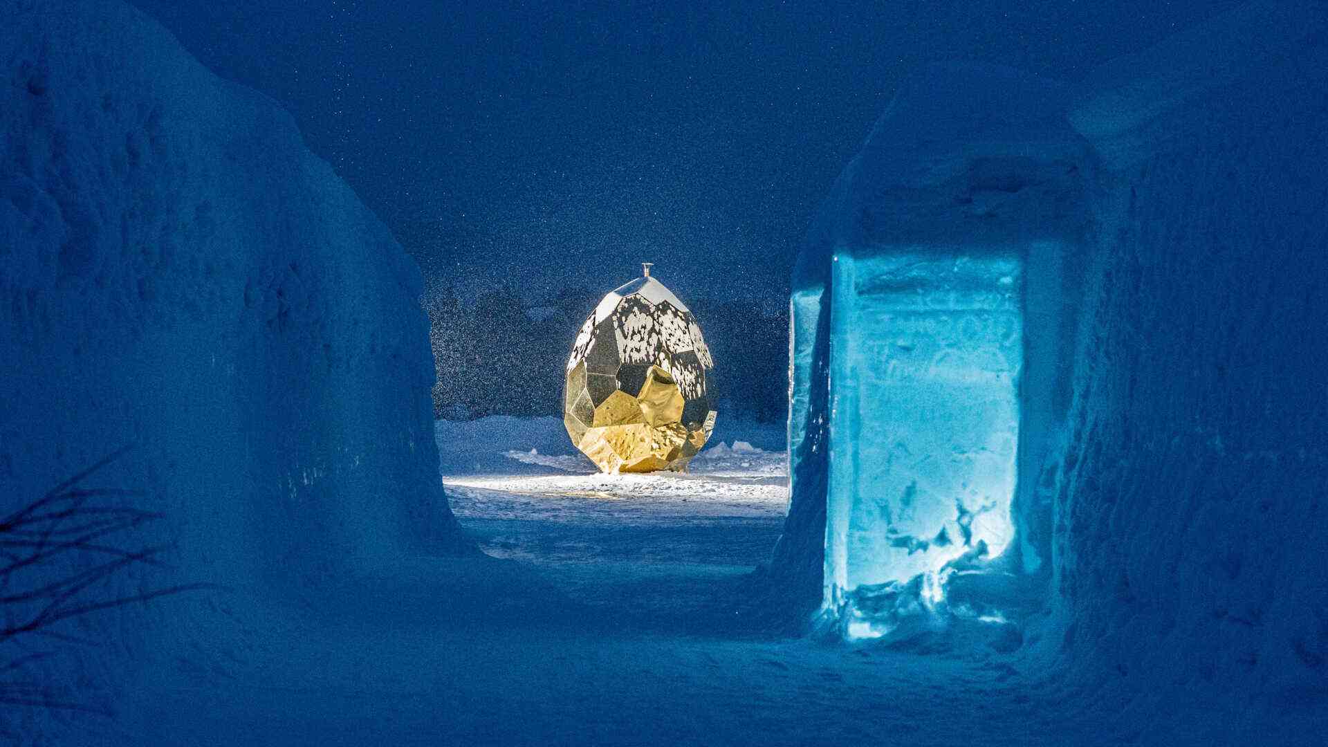 Solar Egg på i Jukkasjärvi